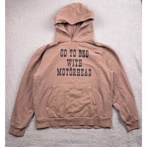 Midnight Studios Hoodie Mens 2XL Motorhead Go To Bed Sweatshirt Streetwear